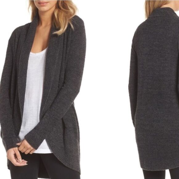 Barefoot Dreams The Cozy Chic Lite
Circle Cardigan Gray size medium NWOT - Picture 1 of 10